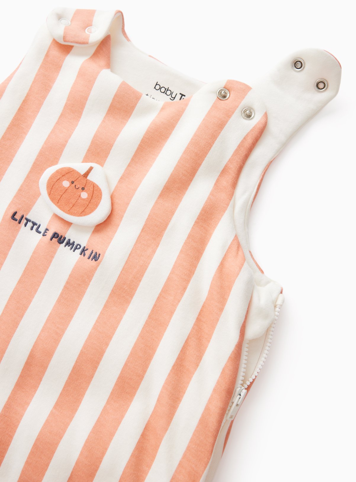 Orange Stripe Halloween Print 2.5 Tog Sleeping Bag 6-12 months - Image 2 thumbnail